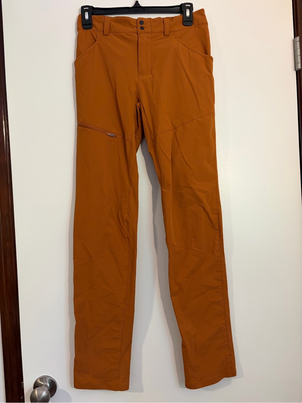 Duluth Trading Co Alaskan Hardgear Women’s Stretch Hike Pants Rust Size 2 Reg
